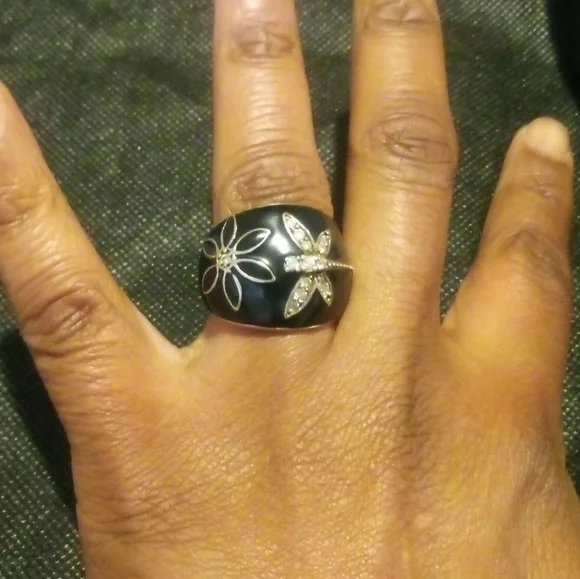 Stainless dragonfly ring - Picture 7 of 10